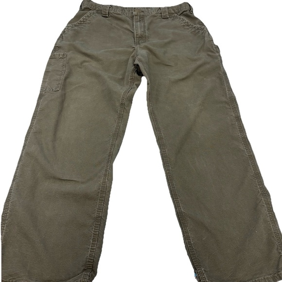 Carhartt Men's Olive Carpenter Pants 
Size 36x30” - Picture 1 of 13